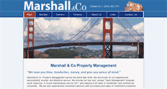 Desktop Screenshot of marshallproperty.com